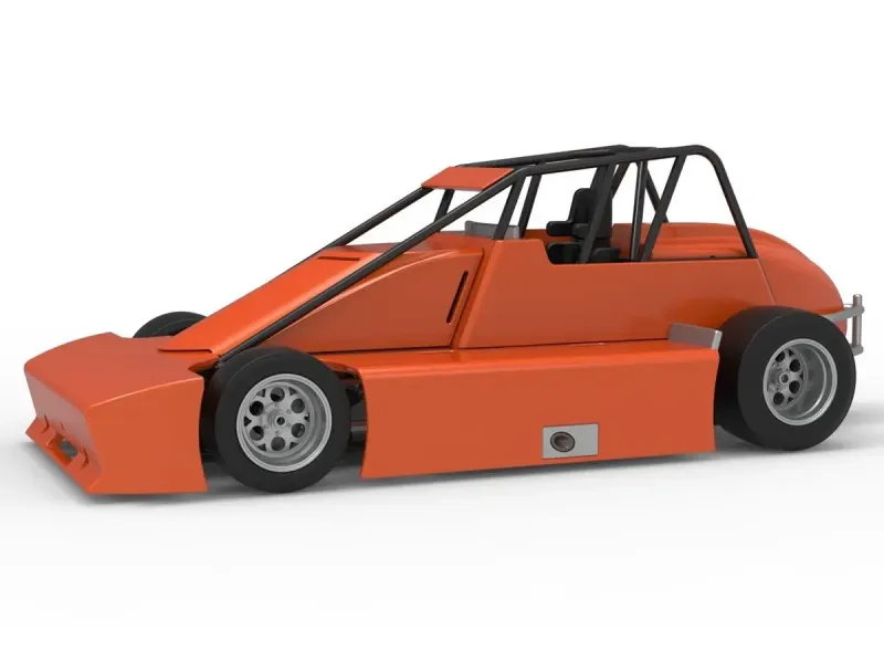 Experimental Pavement Silver Crown Car Scale 1:25