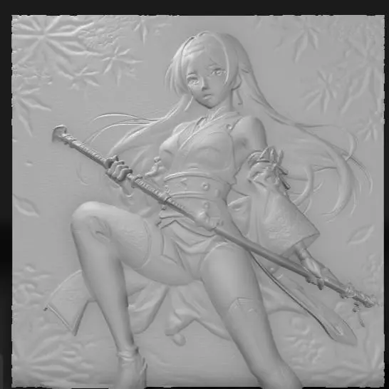 sexy woman in Japanese anime 1