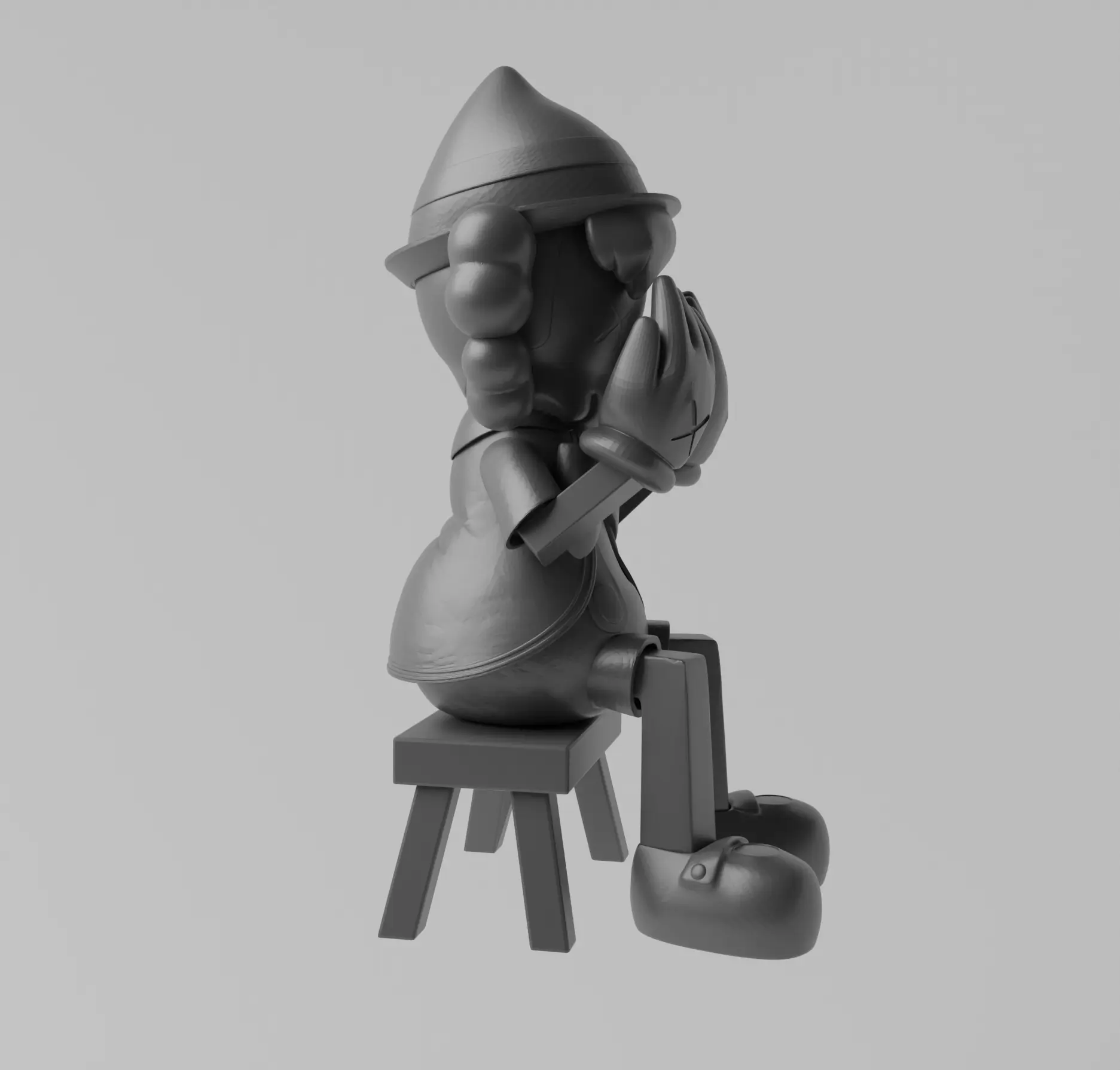 Kaws Pinocchio Art Toy Fan Art