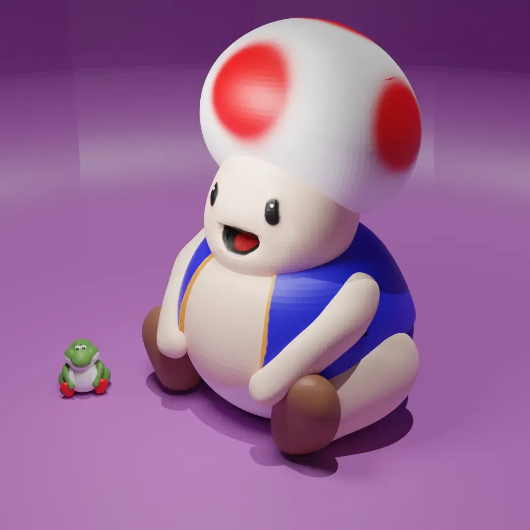 Toad from Mario - MEME - Fat Toad