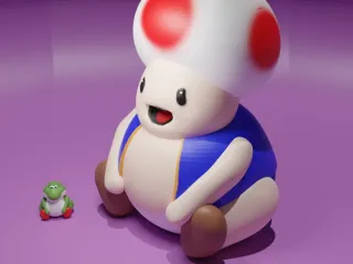 Toad from Mario - MEME - Fat Toad