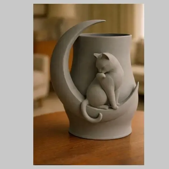 Ornate Bloom Vase – Vaso Decorativo Elegante Stampabile in 3