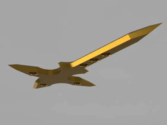 Pugnale lama ninja coltello shuriken 