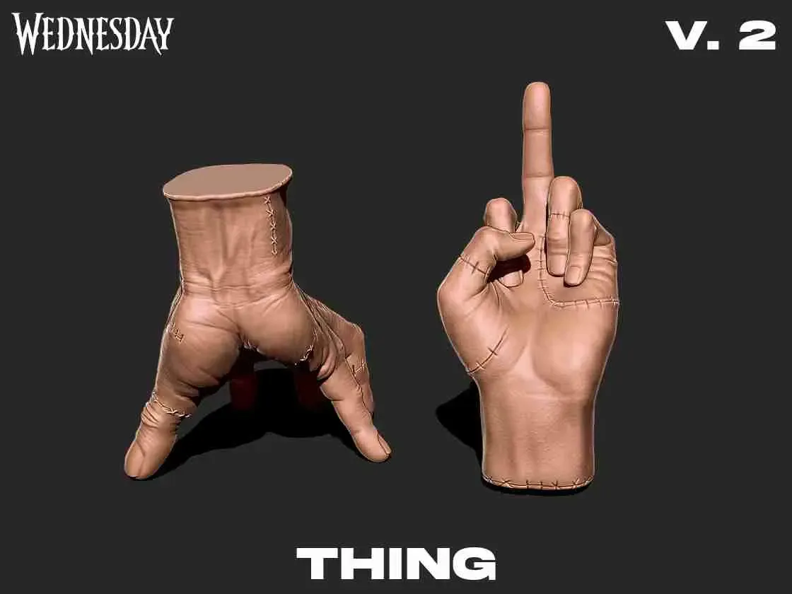 Thing V-2 Wednesday series 3D Print model