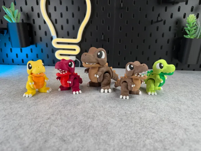 Шарнирный T-Rex - Игрушки и игры - PLA - изделие 3D-печати - фото 8