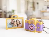 Camera Photo Frame Keychain | Custom Picture Keyring-4