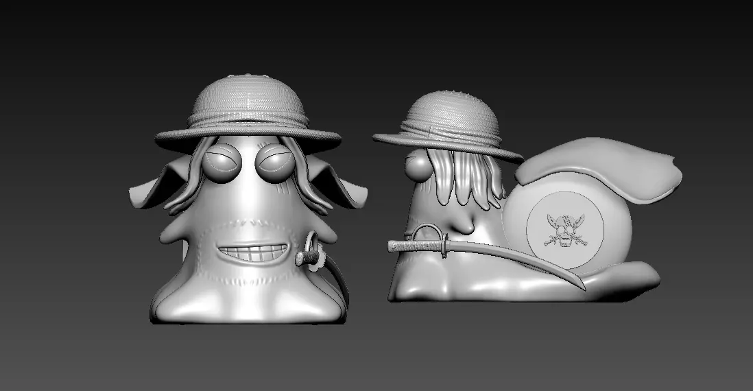 DEN MUSHI - ХВОСТОВИКИ - ONEPIECE - 3D ПЕЧАТЬ