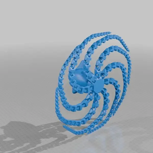 coiled articulated squid
