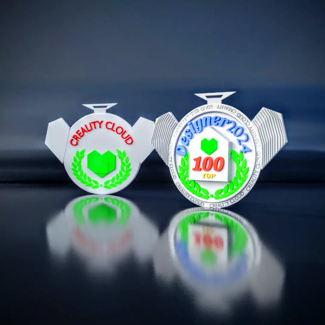 Medal -Top 100 designer of creality cloud 
