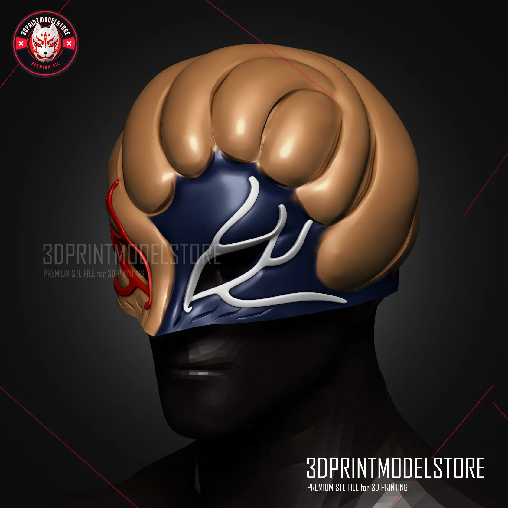 Black Clover William Vageance Mask - Anime Cosplay Helmet