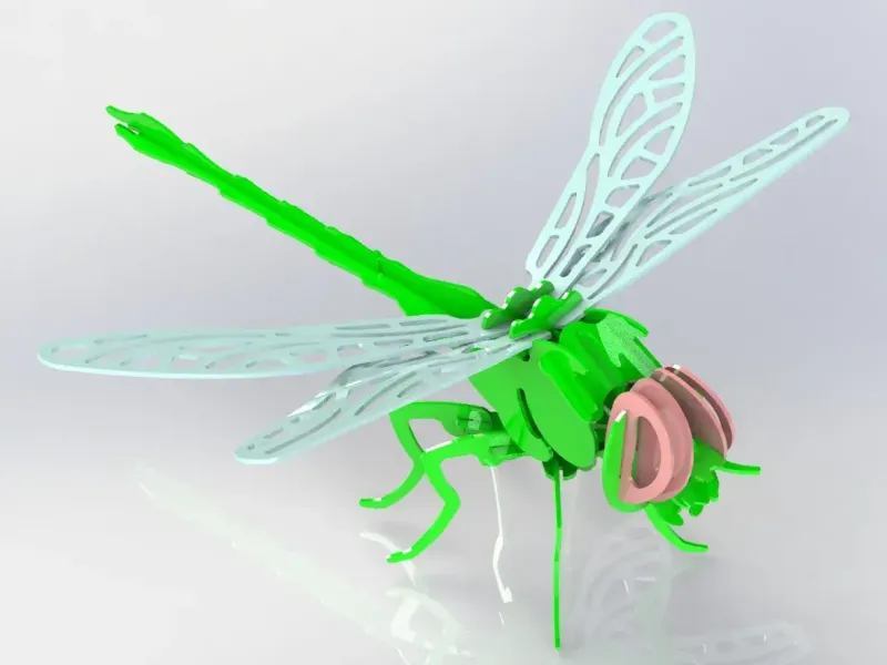 Dragonfly 3D Puzzle