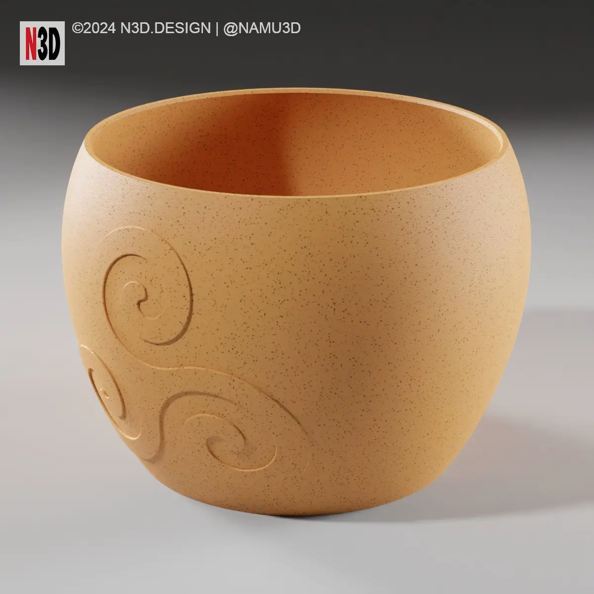 PLANTER 2048C - TRISKELION PLANTER