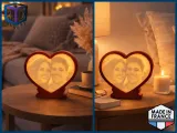 ❤️ Heart-Shaped Lithophane Light Frame-3
