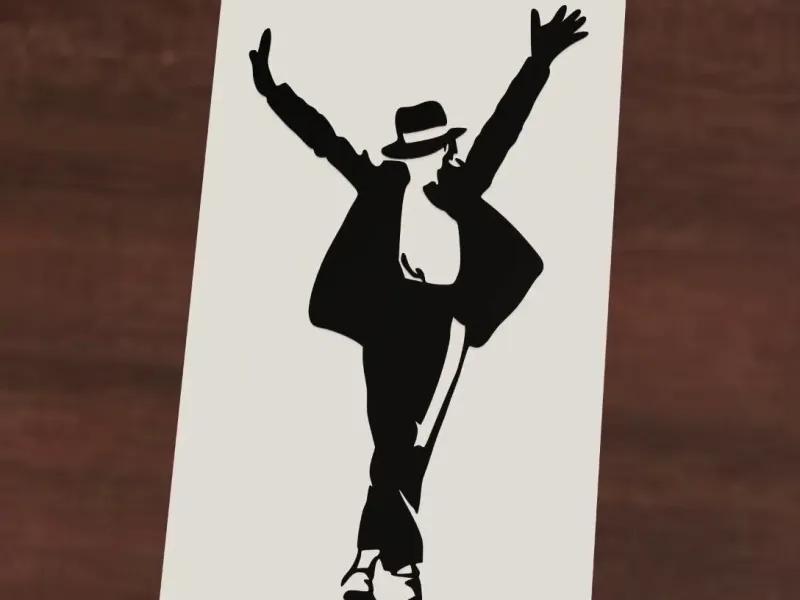 Michael Jackson hands up