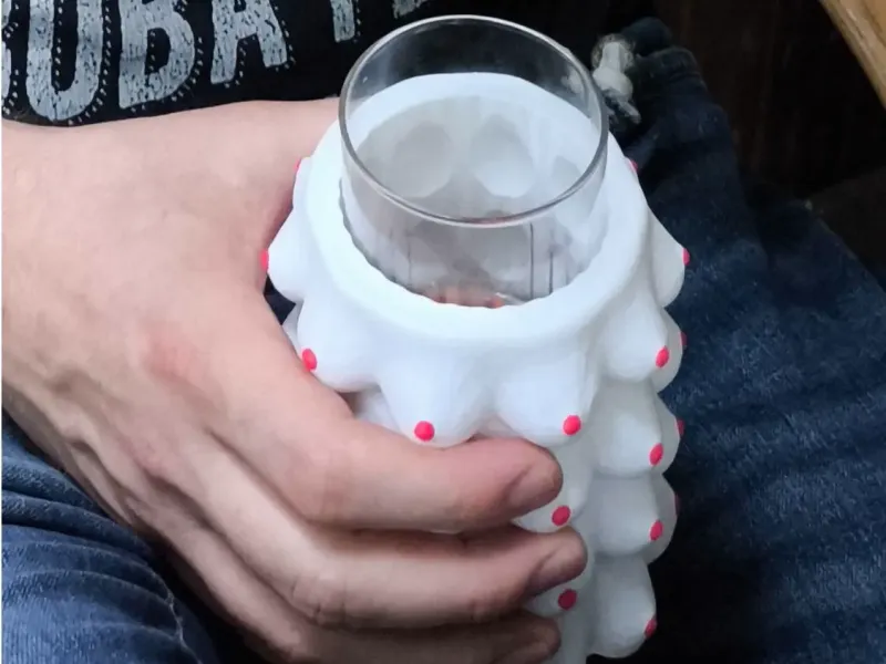 Blooming Breasts Can Holder, Mug, Koozie