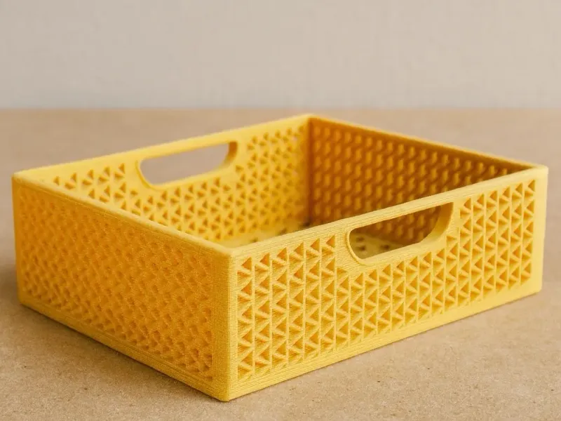 Hex shaped, low filament, fast print Box