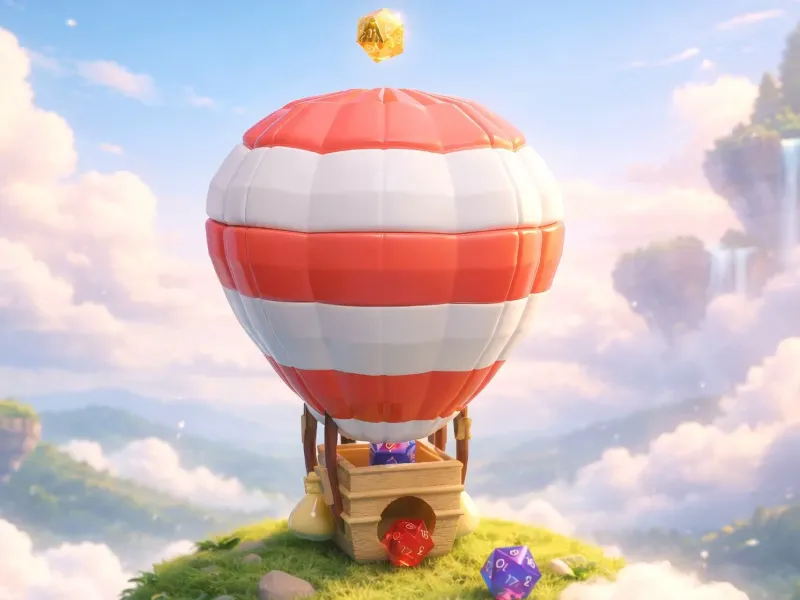 Balloon Dice Tower