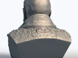 Laurence Fishburne Low Poly Bust - Morpheus Actor Sculpture-3