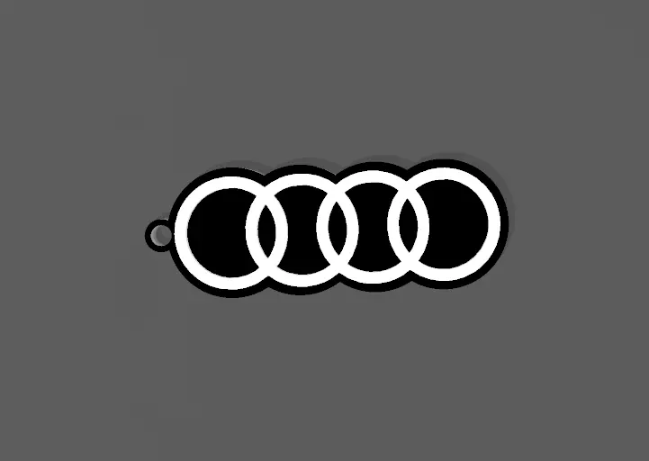 Audi logo keychain | 3D models download | Creality Cloud