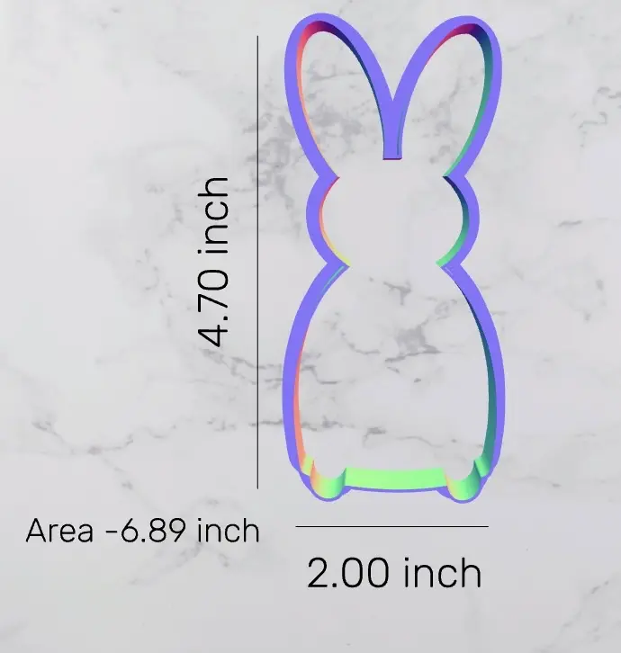 Standing Bunny Wide Stance V.3 Cookie Cutter
