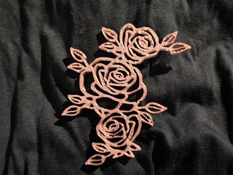rose wall art