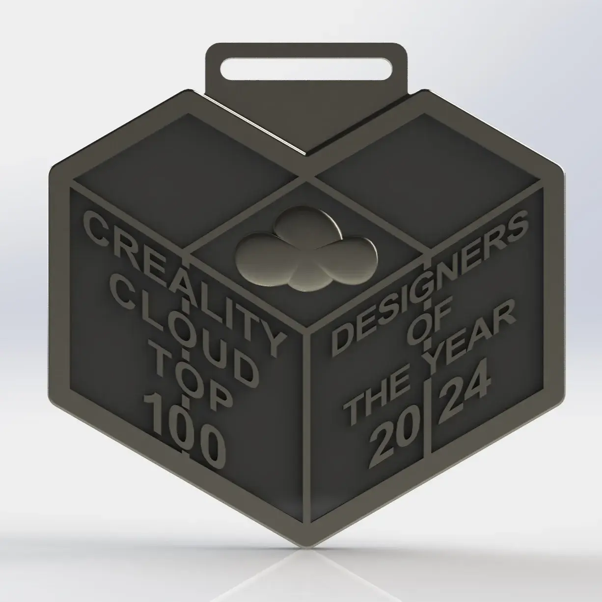 Creality Cloud Top 100 Printers Logo Medal