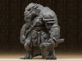 #090 Massive Dragonborn Brute Warrior Miniature-4