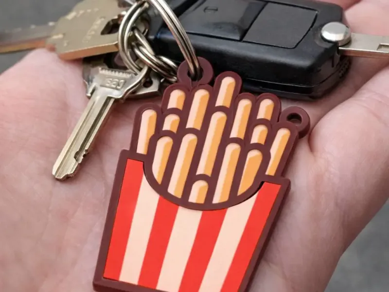 Hot chips keychain