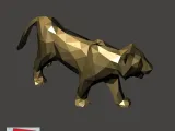 Low-Poly 3D Model - Tiger 低面數-老虎-0