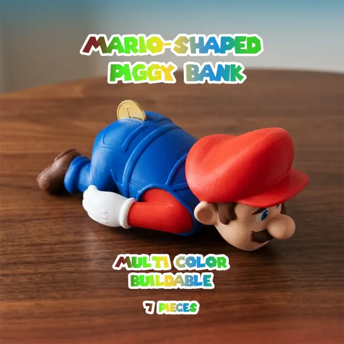 Копилка Mario из 7 деталей - Дом и быт - PLA - изделие 3D-печати - фото 4