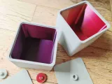 Funky Box lid storage cube with inserts and screw in knobs-4