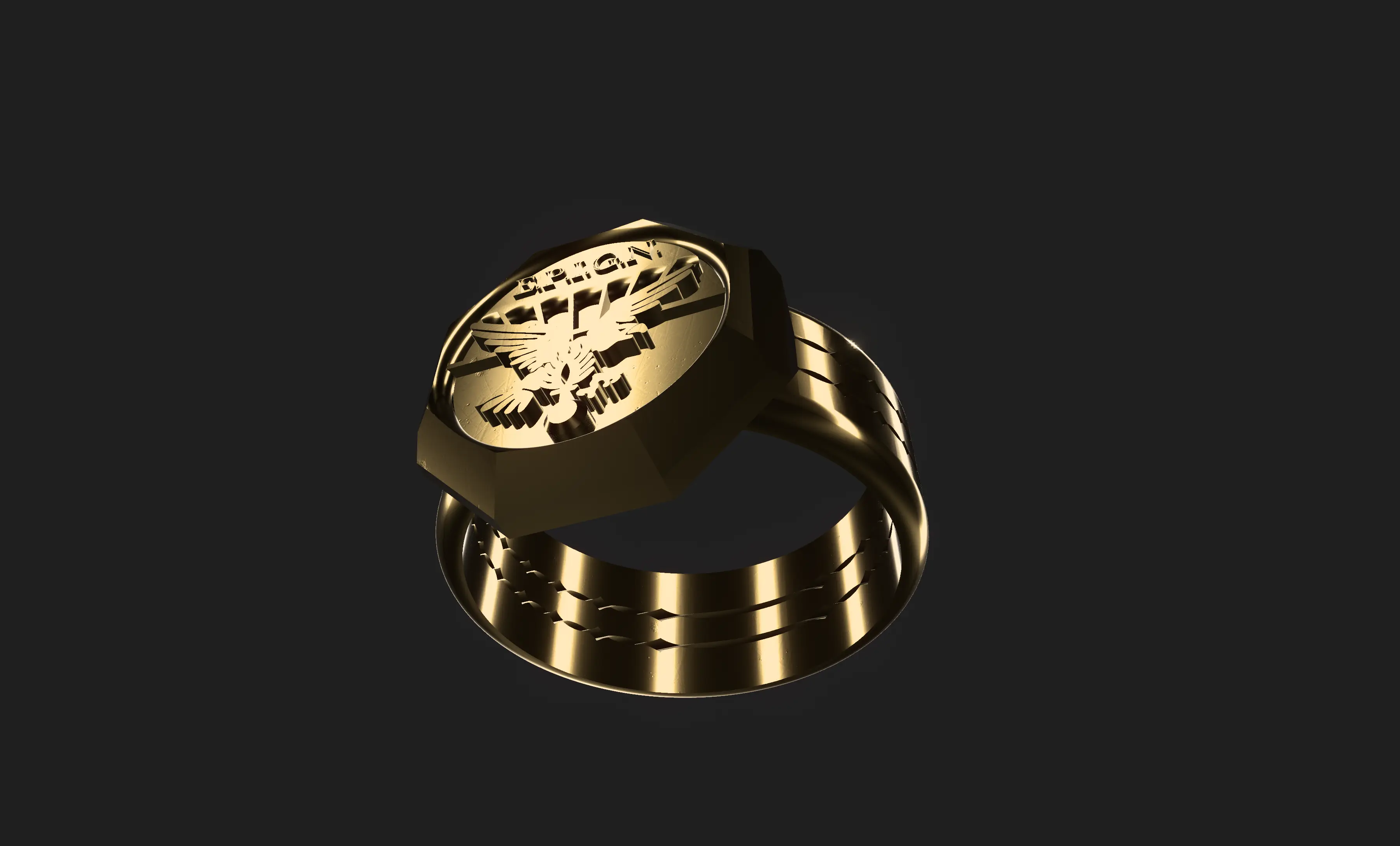 FRENCH ARMY EPIGN RING