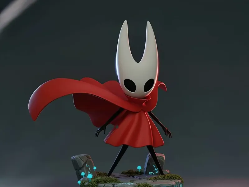 Hollow Knight Hornet Figurine – Printable STL Statue