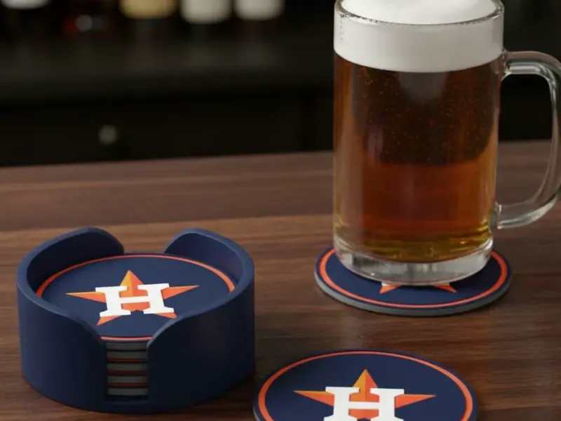 ASTROS COASTERS AND HOLDER