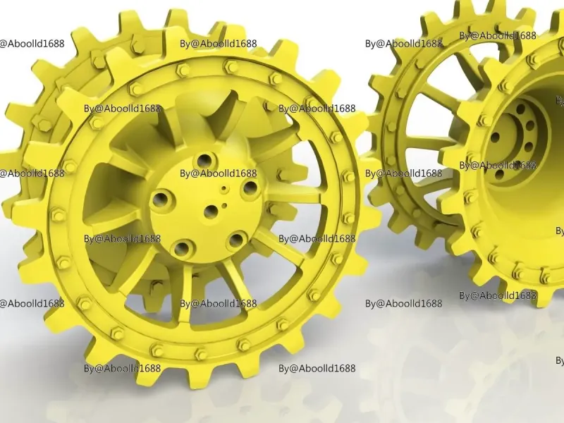 Tiger Tank Early Maintain Driver Wheel_B.(STL-35-16)
