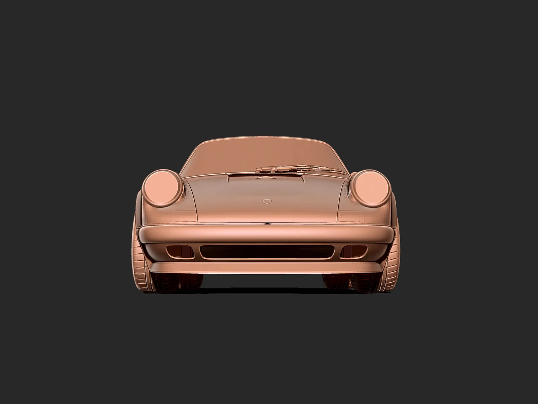 Porsche 911 classic 3d print model