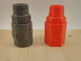 3/4 BSP Male/Female Threaded Pipe Coupling-6
