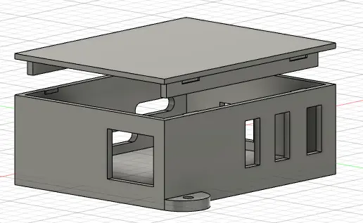 Case for Raspberry PI Zero W with Hub USB-Ethernet