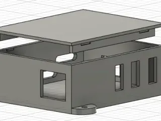 Case for Raspberry PI Zero W with Hub USB-Ethernet