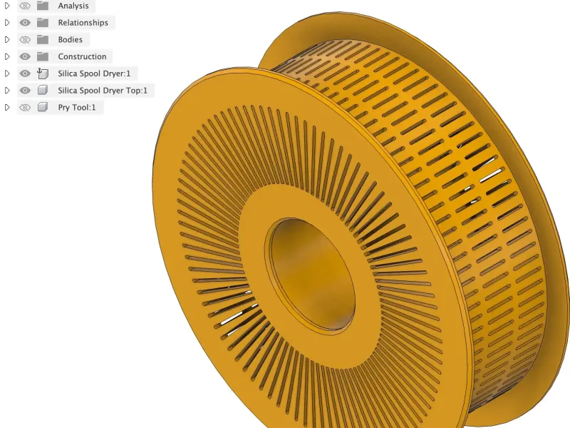 Silica Spool Drying Basket with Funnel!