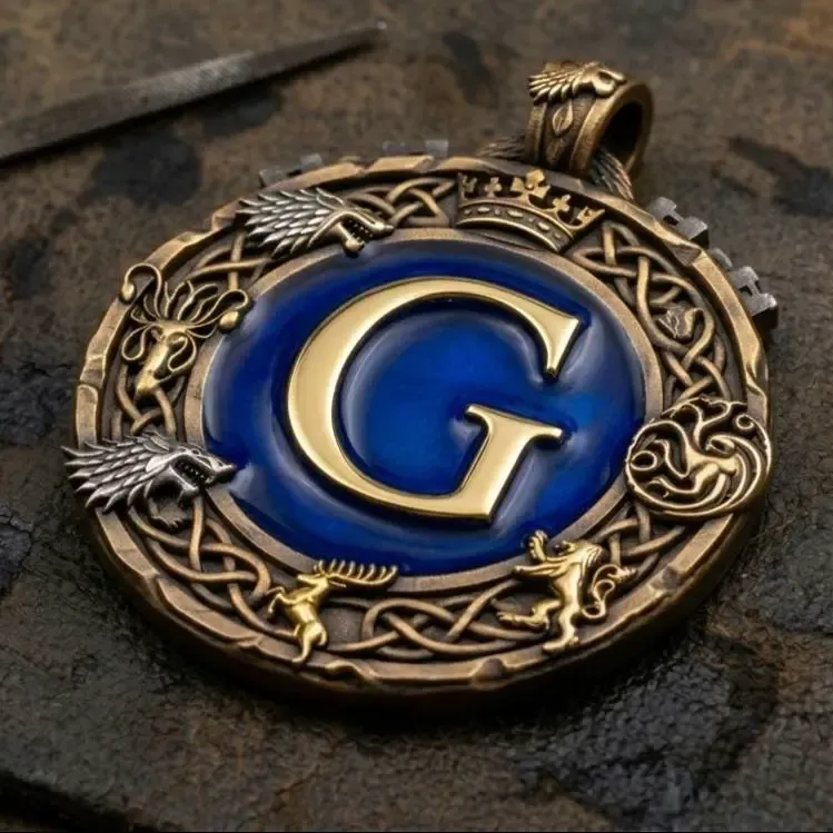 Game of Thrones pendant - Letter G by Aza
