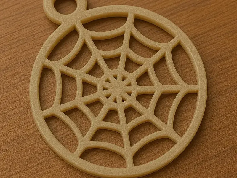 Spider Web Keychain