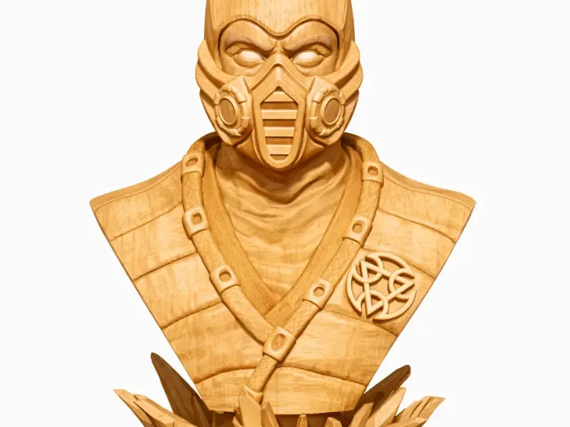 Sub-Zero bust Mortal Kombat movie