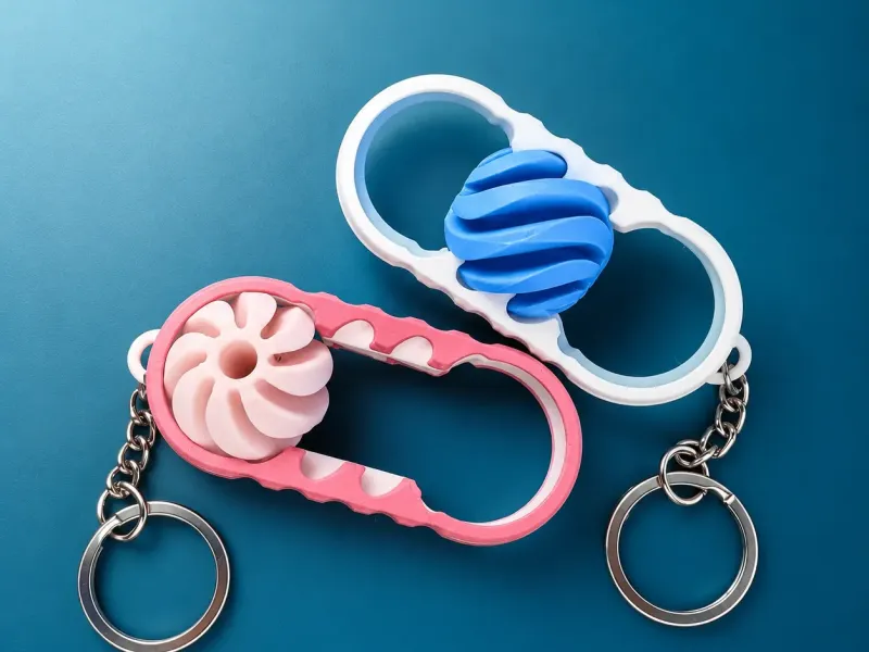 Impossible Passthrough Keychain Fidget
