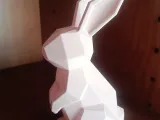 Lapin de Pâques low poly-1
