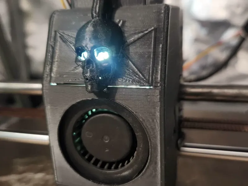Ender 3 v3 printhead with integrated filament sensor