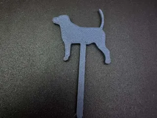 Fox Terrier Cupcake Topper