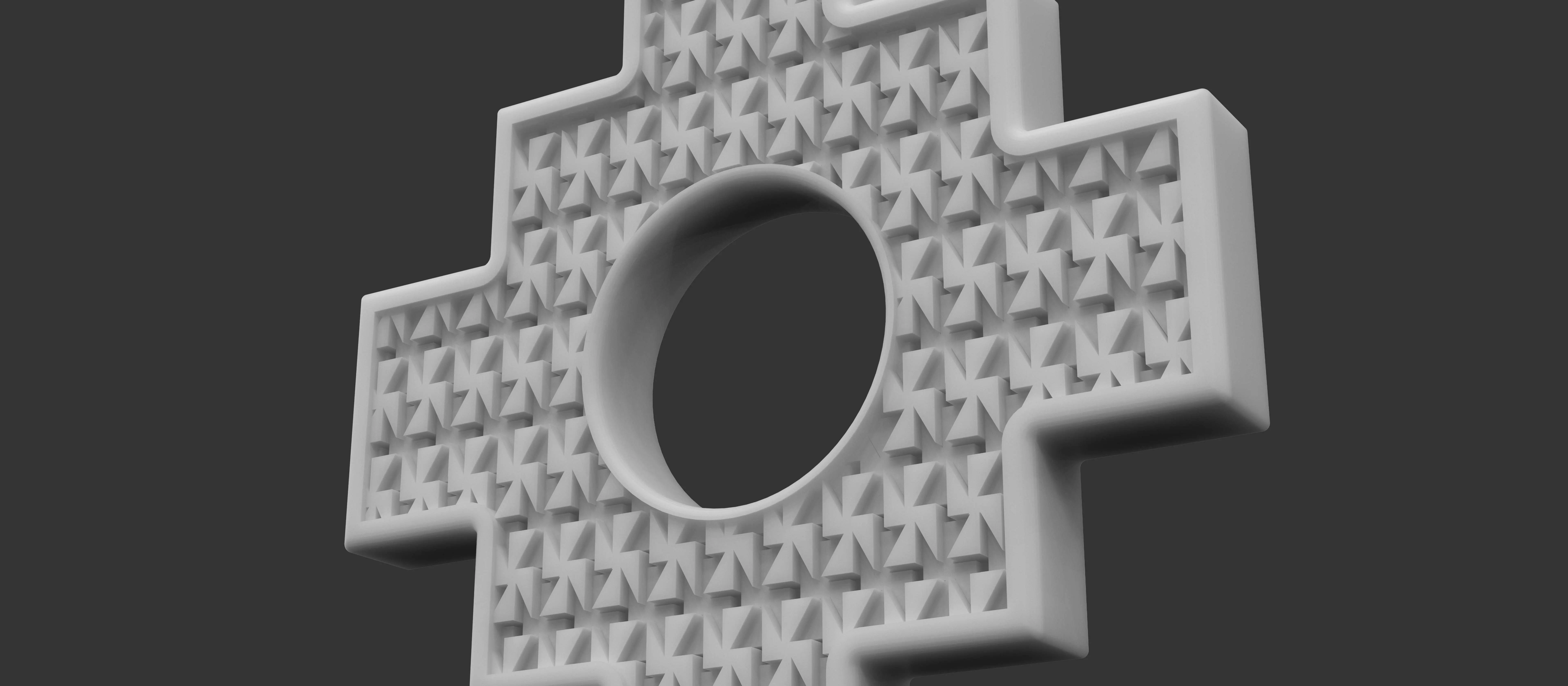 Cruz Chakana (cruz andina) Concepto Escher