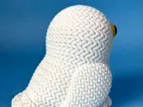 Knitted Snow Owl-3