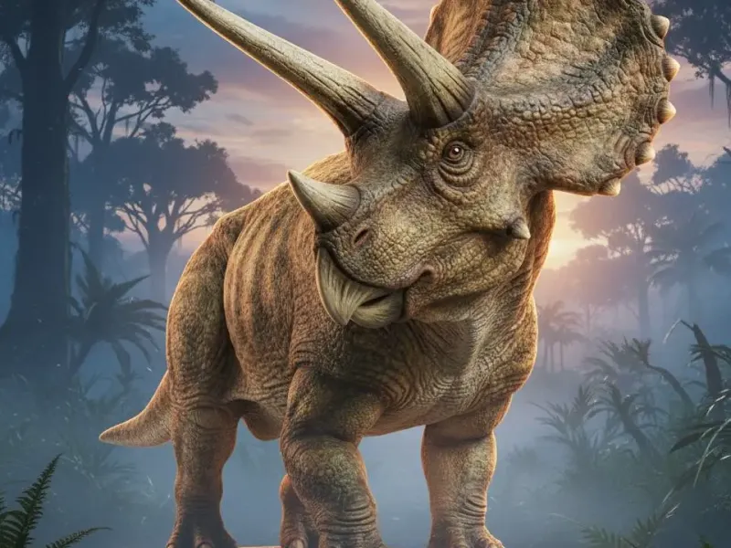 Dinosaurio, triceratops, dinosaur